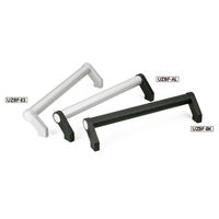 鍋屋バイテック(NBK) FA関連 取手 チューブラ取っ手 UZBF-20-200-BK 1個（直送品）