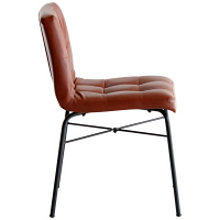 市場　anthem　アンセムチェア　テラコッタ×ブラック　ANC-2552BR　（直送品）