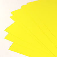 マルアイ 色画用紙 N853 レモン 八つ切り 10枚入 PエーN85LY 1パック