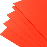 マルアイ 色画用紙 N851 あか 八つ切り 10枚入 PエーN85R 1パック