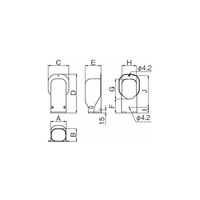 因幡電機産業 ウォールコーナー LDWー90 灰 LDW-90-G 1セット(10個)（直送品）