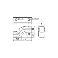 因幡電機産業 段差継手 SIFー66 アイボリー SIF-66-I 1セット(10個)（直送品）