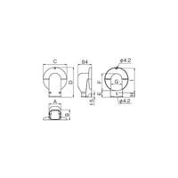 因幡電機産業 ウォールコーナー エアコンキャップ用 LDWMー90 白 LDWM-90-W 1セット(10個)（直送品）
