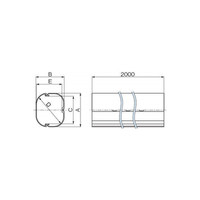 因幡電機産業 スリムダクト SDー66 アイボリー SD-66-I 1セット(15本)（直送品）