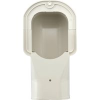 因幡電機産業 ウォールコーナー SWー140 ホワイト SW-140-W 1セット(5個)（直送品）