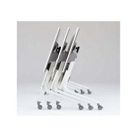 オカムラ Cardo（カルドー） サイドフォールドテーブル 配線穴なし/棚板なし/幕板なし ホワイト+ホワイト 幅1500×奥行600×高さ720mm（直送品）