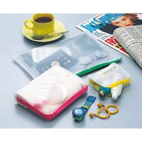 ＬＩＨＩＴ　ＬＡＢ．　クリヤーケース　Ｆー２７２　Ｂ５Ｓ　マチ付　桃　3枚　（直送品）