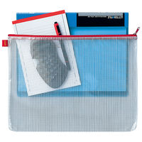 セキセイ　メッシュケース　ＡＺー７５Ｅ　Ａ４　レッド　3枚