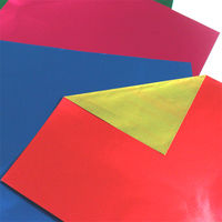 トーヨー 両面カラーホイルおりがみ 6色 15cm 11枚入 008004 1セット(5冊)