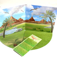 トーヨー 超迫力恐竜おりがみ 15cm 006001 1セット(1個×5)