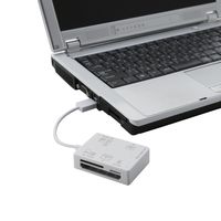 エレコム メモリリーダライタ SD+MS+CF+XD ホワイト MR-A012WH 1個