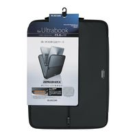 パソコンケース PCバッグ Ultrabook用ZEROSHOCKケース ZSB-IBUB04BK エレコム 1個（直送品）