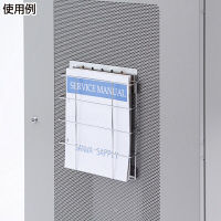 【在庫限り処分品】サンワサプライ　マニュアル・書類収納トレイ（ワイヤータイプ）　RAC-MNTR2　（直送品）