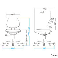 サンワサプライ　キープチェア　SNC-024BL　（直送品）