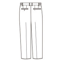 KAZEN メンズスラックス（メンズパンツ） 医療白衣 サックスブルー S 252-21（直送品）