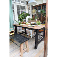 東谷　ベンチ　アイザック　NW-854B　ブラウン　1台　（直送品）