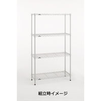 【サイズ＆カラー・オーダーシステム】ホームエレクター　オーダーシェルフ（棚板）　ライトグレイ　幅1000x奥行600mm　1枚　（直送品）