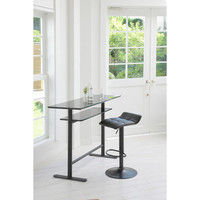 【軒先渡し】関家具　CIELO（シエロ）　カウンターチェア　PUブラック　TCC-609　1脚　（直送品）