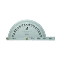 プロトラクター　No.1000　シルバー　φ320　竿目盛1m　62847　シンワ測定　（直送品）