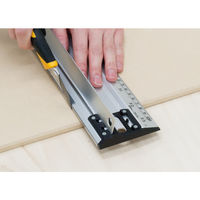 シンワ測定 アルミカッター定規 カット師PROTECT 1m 併用目盛 65066 1セット(2個)