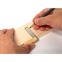 ミニスコヤ　6cm　真ちゅう台付　62021　1セット（6個）　シンワ測定　（直送品）