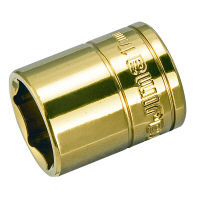 タジマ　ソケットアダプター3分用ショート　17mm　6角　TSKA3S-17-6K　1セット（12個）　TJMデザイン　（直送品）