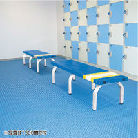 テラモト　ホームベンチ　1500　幅1506mm　白　BC-302-015-5 1台　（直送品）