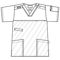 フォーク スクラブ ミリーピンク×シールズ M 7040SC-13 1枚　スクラブ