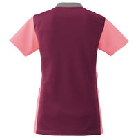 フォーク レディスジップスクラブ ピンク×バーガンディ M 7043SC-3 1枚　スクラブ