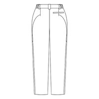 アシックス レディスパンツ ネイビー 3L CHM151-0909 1枚　スクラブ（直送品）