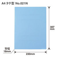 プラス フラットF樹脂 021N A4S RBL NO.021N 1セット(10冊)（直送品）