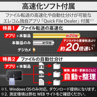 カードリーダー USB3.0 超高速 【SD+microSD+MS+CF対応】 ブラック MR3-C402BK エレコム 1個（直送品）