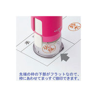 シャチハタ キャップレス9 ブルー（メールオーダー式） XL-CLN1/MO 浸透印（わけあり品）