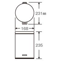 テラモト ペダルボックス(静音タイプ) ブラック 3L DS2387037 1セット(2個)