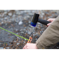 角利産業 静音ペグハンマー レッド 23000434 1本（直送品）