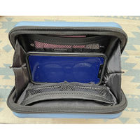 ウィキャン ミニスーツケース型ポーチ ブルー WJ-9050 1個（直送品）