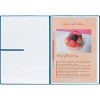 ライオン事務器 オピニオンファイル 高透明タイプ A4S 2穴 No.39C ブルー 12686 1セット(10冊)