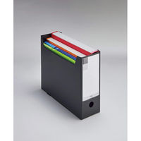 ライオン事務器 ボックスファイル MINANO ミナノ A4ヨコ BF-632M ブルー 11776 1セット(3冊)