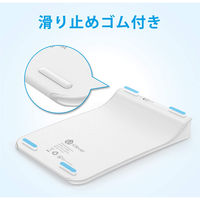 テンキー ワイヤレス（無線2.4GHz） 薄型 充電式 Tabキー付 ワイヤレステンキー ホワイト KP09-WH iClever