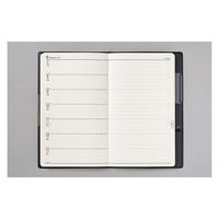 高橋書店 【2023年版】ニューダイアリーアルファ14 手帳判 見開き1週間+ノート 月曜 黒 113 1冊（直送品）