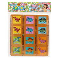 池田工業社 おふろで絵あわせ 恐竜 おもちゃ 1個