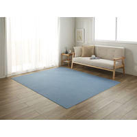 サンコー タイルマット 45×45cm 撥水 メランジブルー 1セット（10枚）