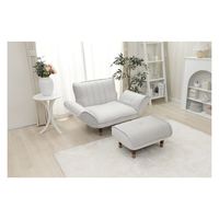 セルタン 大人かわいい オットマン ダイヤモンドキルト グレー A281e-647GRY 1台（直送品）