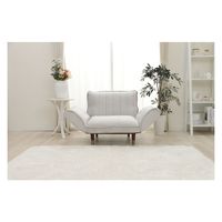 セルタン 大人かわいい カウチソファ 1人掛けタテキルト 幅830mm ベージュ A282f-719BE 1台（直送品）