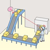 室内用　アクリル　丸型ミラー　440φ MF-44 1台 コミー（直送品）