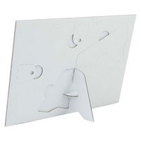 ナルシマ 貼り直せるスタンドPOP ハリスタ A4 ホワイト HS-A4-2 1セット