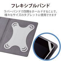 タブレットケース カバー 汎用 8.5～11.5インチ 手帳型 2アングル ブラック TB-10SPG2LBK エレコム 1個（直送品）