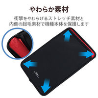 タブレットケース カバー 汎用 9.6～10.1インチ スリップインケース ブラック TB-10SNCBK エレコム 1個（直送品）