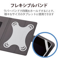 タブレットケース カバー 汎用 8.5～11.5インチ 手帳型 フリーアングル ブラック TB-10UHGFLBK エレコム 1個（直送品）