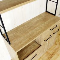 【軒先渡し】後藤家具物産 カップボード 引戸タイプ 幅1200×奥行450×高さ1830mm ナチュラル KB-AIN-120-H-RO 1台（直送品）